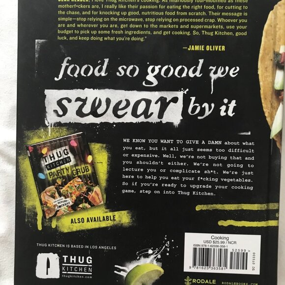 "Thug Kitchen, eat like you give a ****" Cookbook. #1 New York Times Best Seller - Picture 2 of 2